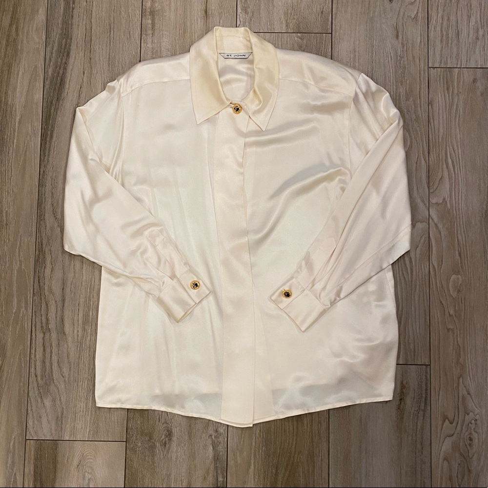 ST. JOHN Women’s Vintage Blouse